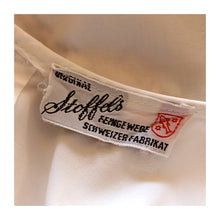 Charger l'image dans la galerie, 1950s 1960s - STOFFELS, Switzerland - White Cotton Lace Blouse