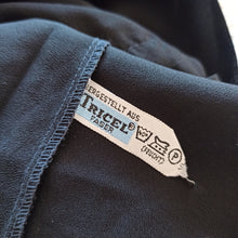 Charger l'image dans la galerie, 1950s 1960s - Exquisite Black Crepe Blouse