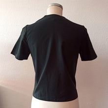 Charger l'image dans la galerie, 1950s 1960s - Gorgeous Black Embroidery Cotton Blouse - Sz. 42