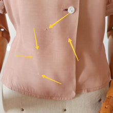 Load image into Gallery viewer, 1950s - Gorgeous Tan Color Rayon Blouse - W35 (90cm)