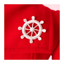 Carica l'immagine nel visualizzatore di Gallery, 1960s - ISABEL ZARZA, Arenys - Fabulous Couture Red Wool Sailor Set - W29 (74cm)