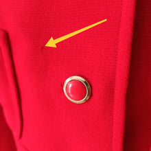 Carica l'immagine nel visualizzatore di Gallery, 1960s - ISABEL ZARZA, Arenys - Fabulous Couture Red Wool Sailor Set - W29 (74cm)