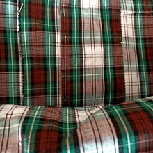 Carica l'immagine nel visualizzatore di Gallery, 1960s - Gorgeous Puffed Shoulders Plaid Cotton Blouse