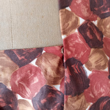 Charger l'image dans la galerie, 1950s - Stunning Abstract Cotton Dress - W32 (82cm)
