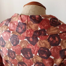 Charger l'image dans la galerie, 1950s - Stunning Abstract Cotton Dress - W32 (82cm)
