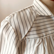 Charger l'image dans la galerie, 1950s - DEADSTOCK - Gorgeous Striped Flannel Cotton Blouse - W35 (88cm)