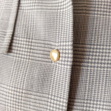 Charger l'image dans la galerie, 1950s - DEADSTOCK - Lovely Grey Flannel Cotton Blouse - W31 (80cm)