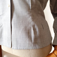 Charger l'image dans la galerie, 1950s - DEADSTOCK - Lovely Grey Flannel Cotton Blouse - W31 (80cm)