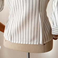 Charger l'image dans la galerie, 1950s - DEADSTOCK - Charming Balloon Sleeves Flannel Cotton Blouse - W33 (84cm)