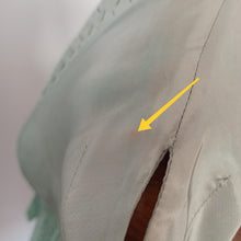 Cargar imagen en el visor de la galería, 1940s 1950s - LE SIGNE DE PARIS, France - Exquisite Green Jade Dress - W29 (74cm)