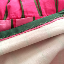 Charger l'image dans la galerie, 1950s 1960s - Fabulous Watermelon Colors Cotton Dress - W24.5 (62cm)