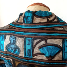Charger l'image dans la galerie, 1950s - Stunning Queen Nefertiti Novelty Dress - W24.5 (62cm)