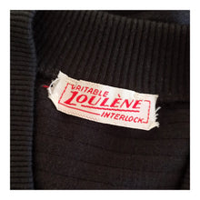 Charger l'image dans la galerie, 1950s - ZOULENE, France - Deadstock Black Cotton Top - Sz. S/M