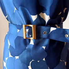 Charger l'image dans la galerie, 1960s - DEADSTOCK, NWT - Stunning French Satin Dress - W32 (82cm)