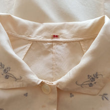Cargar imagen en el visor de la galería, 1940s - Exquisite Pure Silk Embroidery Blouse - W31 (78cm)