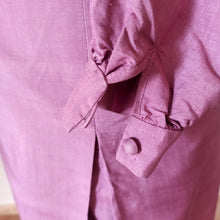 Charger l'image dans la galerie, 1960s - Gorgeous Magenta Pure Silk Dress - W32 (82cm)