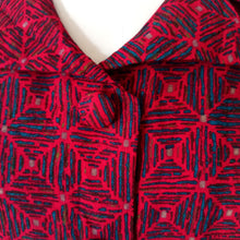 Laden Sie das Bild in den Galerie-Viewer, 1950s 1960s - Gorgeous Abstract Crepe Top