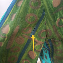 Cargar imagen en el visor de la galería, 1950s 1960s - PARIS - Excentric Abstract Cotton Duster