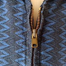 Load image into Gallery viewer, 1950s - Cool Zig-Zag Cotton Gab Jacket