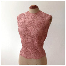 Load image into Gallery viewer, 1960s - Fabulous Back Antique Pink Top