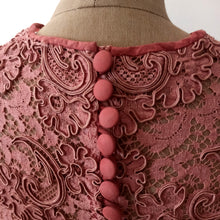 Load image into Gallery viewer, 1960s - Fabulous Back Antique Pink Top