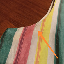 Cargar imagen en el visor de la galería, 1950s - Gorgeous Colorful Satin Dress - W24 (60cm)