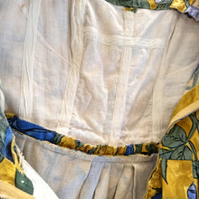 Charger l'image dans la galerie, 1950s - MERCIER, Paris - Spectacular Petal Bust Roseprint Dress - W27 (68cm)