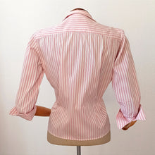 Charger l'image dans la galerie, 1940s 1950s - RUDY CHEMISIER, France - Sweet Pink Stripes Blouse - W33 (84cm)
