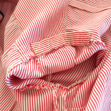 Charger l'image dans la galerie, 1940s 1950s - Iconic Red Stripes Rayon Blouse - W31.5 (80cm)