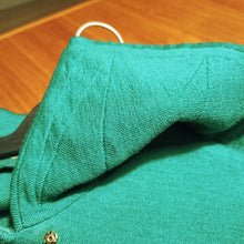 Charger l'image dans la galerie, 1950s - HANRO - DE GROOT, Switzerland - Gorgeous Green Wool Dress - W28/29 (72/74cm)