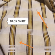 Charger l'image dans la galerie, 1950s 1960s - Gorgeous Textured Cotton Dress - W27.5 (70cm)