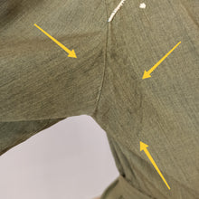 Cargar imagen en el visor de la galería, 1940s - Gorgeous Green Cotton Silk Dress - W35 (88cm)