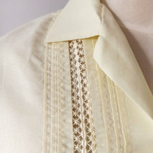 Charger l'image dans la galerie, 1950s - ST. MICHAEL, UK - Gorgeous Vanilla Blouse - W35 (90cm)