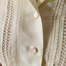 Charger l'image dans la galerie, 1950s - ST. MICHAEL, UK - Gorgeous Vanilla Blouse - W35 (90cm)