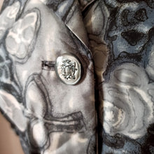 Carica l'immagine nel visualizzatore di Gallery, 1950s 1960s - Stunning French Abstract Satin Dress - W38 (96cm)
