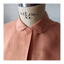 Charger l'image dans la galerie, 1950s - Gorgeous Teal Pure Silk Blouse - W31.5 (80cm)