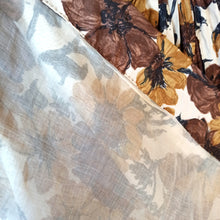 Charger l'image dans la galerie, 1950s - Stunning Floral Silk Couture Dress - W25 (64cm)
