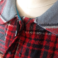 Charger l'image dans la galerie, 1950s - Ultragorgeous Plaid Wool Dress - W33 (84cm)