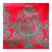 Cargar imagen en el visor de la galería, 1940s - Lovely Rouge Green Gab Rayon Skirt - W25 (64cm)