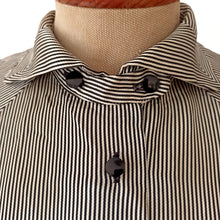 Load image into Gallery viewer, 1950s - Fabulous Striped Rayon Silk Blouse - W38 (96cm)