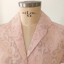 Charger l'image dans la galerie, 1950s - HELE, France - DEADSTOCK - Pink Nylon Blouse - W30 (76cm)