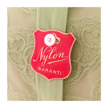 Charger l'image dans la galerie, 1950s - DEADSTOCK - French Green Nylon Blouse - Sz. 48