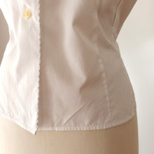 Cargar imagen en el visor de la galería, 1940s 1950s - MARY, Austria - Lovely White Cotton Blouse - W32 (82cm)