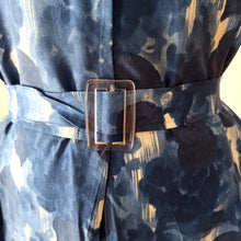 Load image into Gallery viewer, 1950s 1960s - DEADSTOCK - Gorgeous French Abstract Cotton Dress - W43 (110cm)