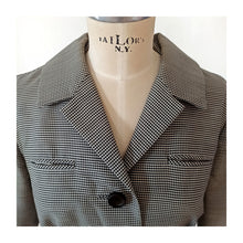 Charger l'image dans la galerie, 1950s 1960s - TREVIRA, Germany - Lovely Vichy Wool Dress - W31 (78cm)