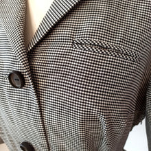 Charger l'image dans la galerie, 1950s 1960s - TREVIRA, Germany - Lovely Vichy Wool Dress - W31 (78cm)