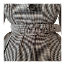 Charger l'image dans la galerie, 1950s 1960s - TREVIRA, Germany - Lovely Vichy Wool Dress - W31 (78cm)