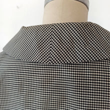 Charger l'image dans la galerie, 1950s 1960s - TREVIRA, Germany - Lovely Vichy Wool Dress - W31 (78cm)