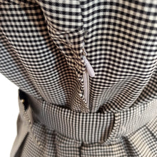 Charger l'image dans la galerie, 1950s 1960s - TREVIRA, Germany - Lovely Vichy Wool Dress - W31 (78cm)