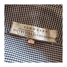 Charger l'image dans la galerie, 1950s 1960s - TREVIRA, Germany - Lovely Vichy Wool Dress - W31 (78cm)